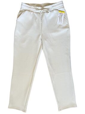 NWT 32 Degrees Sueded High Rise Pant Ivory Small